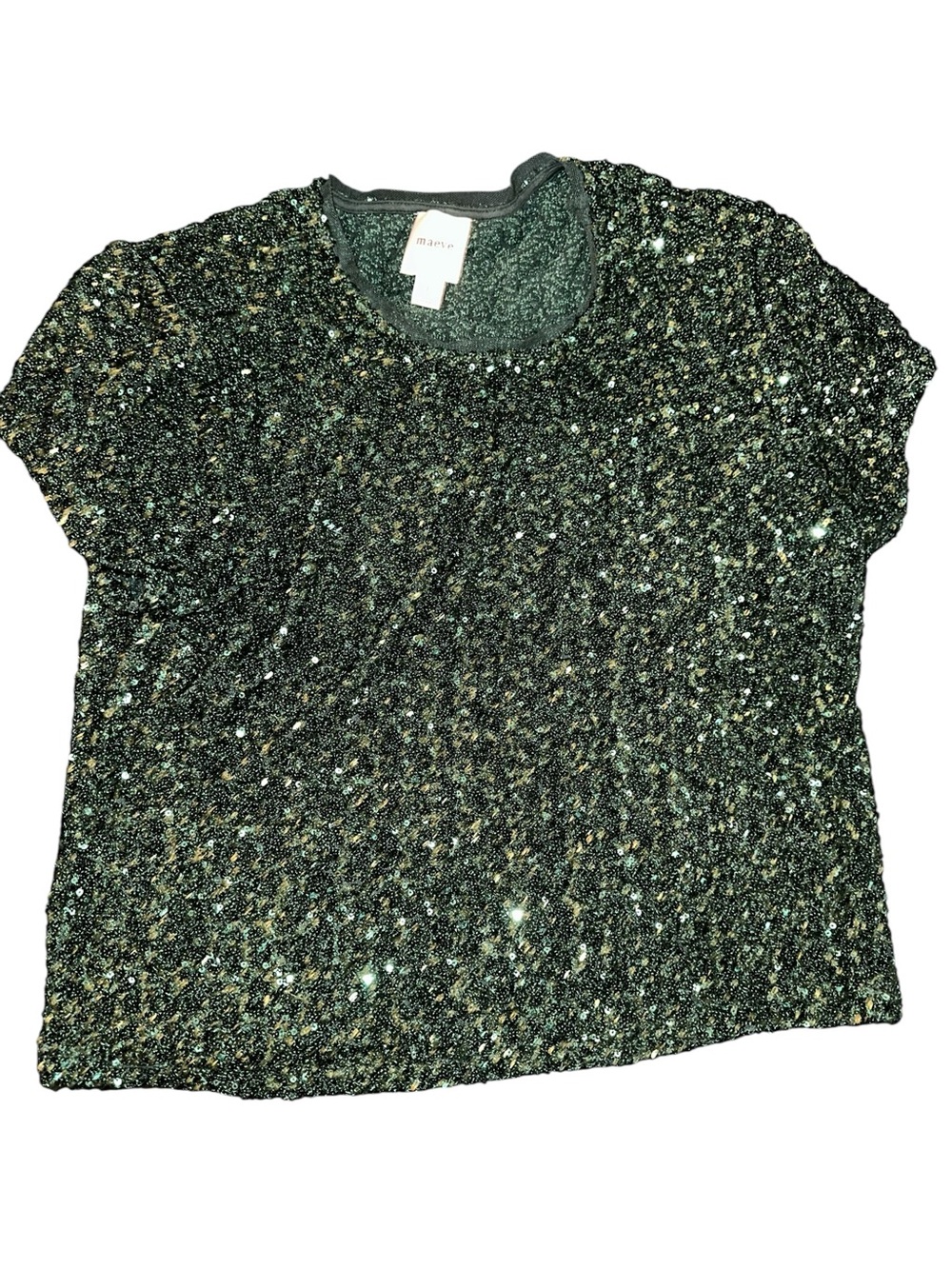 Maeve Sequin Tee sz large